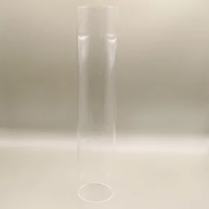 Glass candle holder tube - 25cm