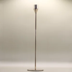 Large Gold metal candle stick holder - 33cm