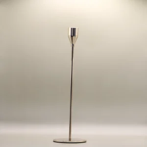 Medium Gold metal candle stick holder - 28cm