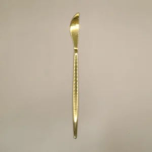 Modern gold stainless steel knife
