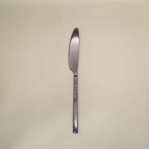 Modern matt black stainless steel knife