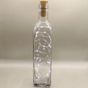 Decorative bottle with lighting - 13cm