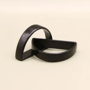Black metal napkin holder
