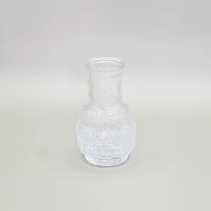Small clear glass flower vase - 8cm