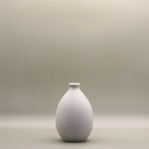 Small rustic ceramic flower vase - 12cm