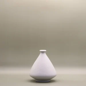 Small rustic ceramic flower vase - 11cm