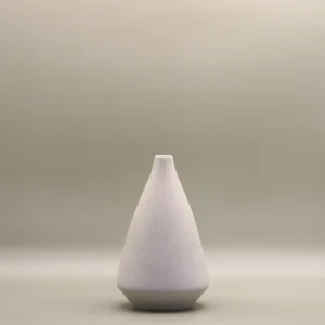 Small rustic ceramic flower vase - 14cm